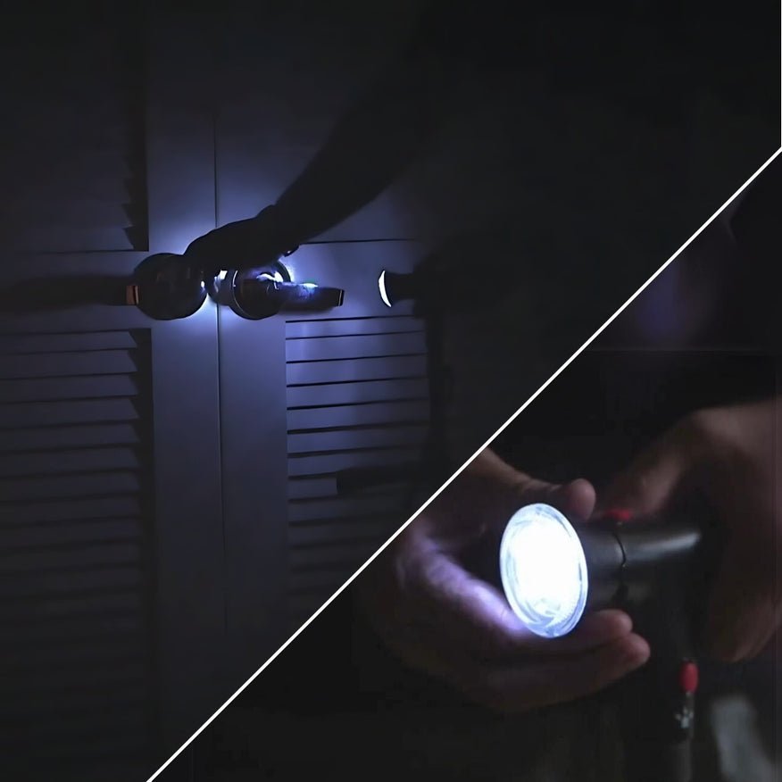 Lampe LED et alarme intégrées
