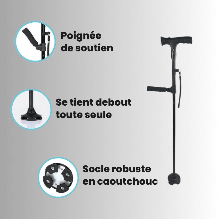 La canne qui aide à vous lever seul et marcher sans peur de tomber - Astuvita
