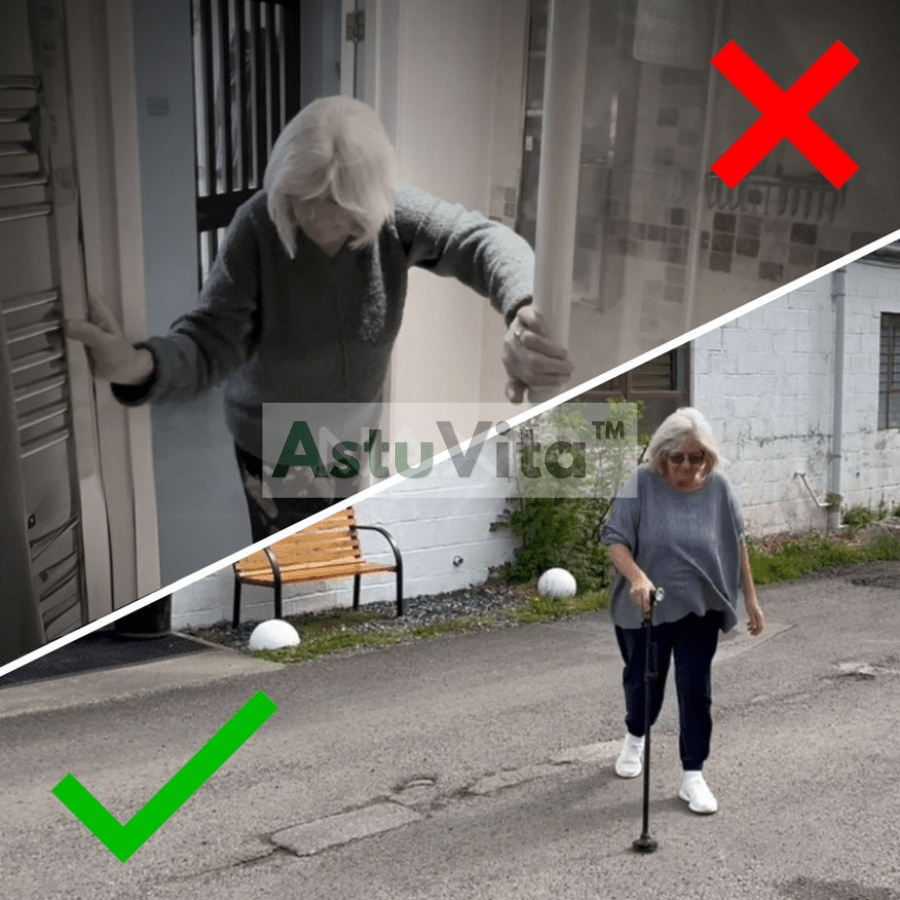 La canne qui aide à vous lever seul et marcher sans peur de tomber - Astuvita